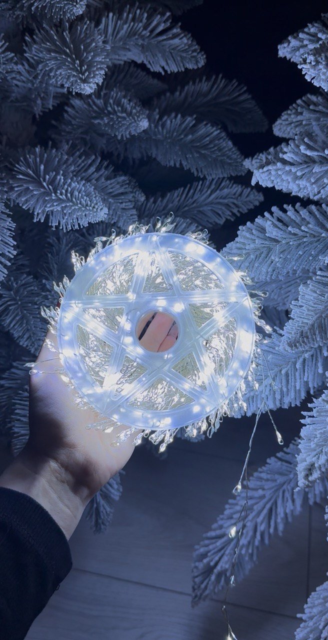 Гірлянда роса Їжачок 30m 1000LED «менший», біла